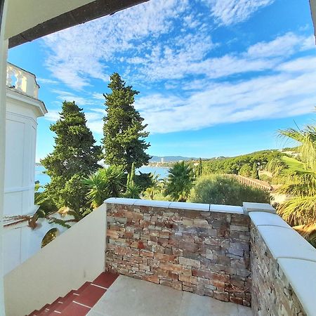 Villa-Chateau Les Terrasses - Tamaris, Plage Des Sablettes, Mer Au Bas De La Propriete Ла-Сейн-сюр-Мер Экстерьер фото