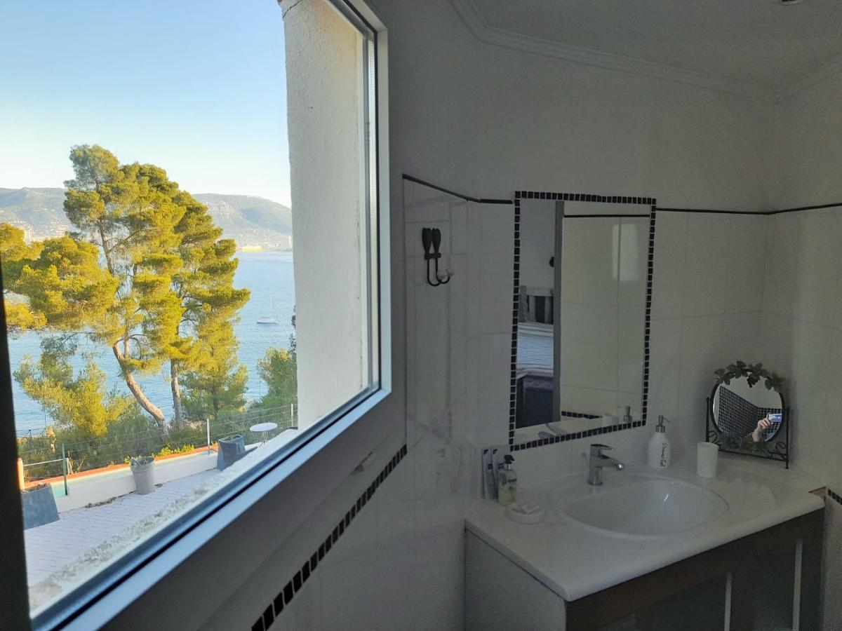 Villa-Chateau Les Terrasses - Tamaris, Plage Des Sablettes, Mer Au Bas De La Propriete Ла-Сейн-сюр-Мер Экстерьер фото