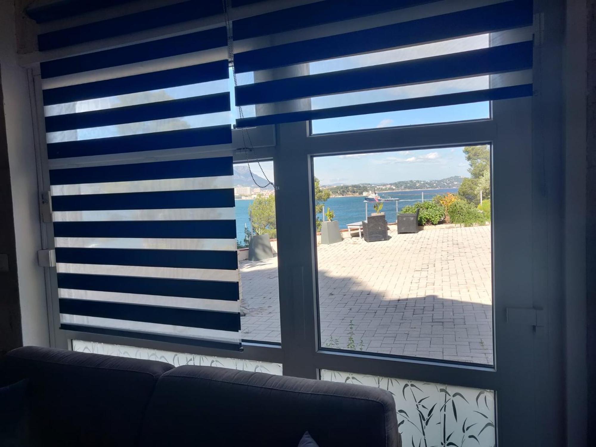Villa-Chateau Les Terrasses - Tamaris, Plage Des Sablettes, Mer Au Bas De La Propriete Ла-Сейн-сюр-Мер Экстерьер фото