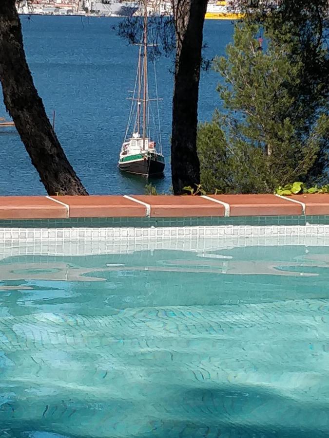 Villa-Chateau Les Terrasses - Tamaris, Plage Des Sablettes, Mer Au Bas De La Propriete Ла-Сейн-сюр-Мер Экстерьер фото